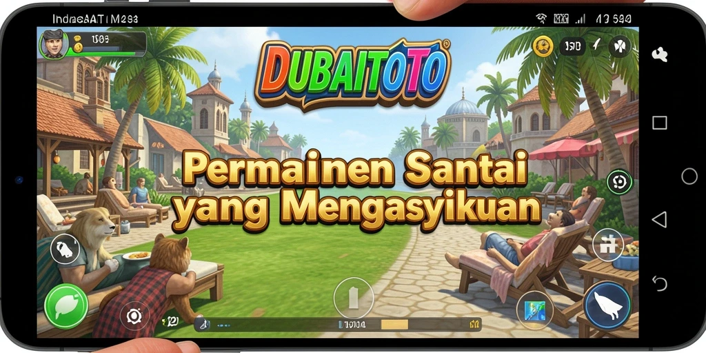Tampilan gameplay DUBAITOTO yang penuh warna dan menarik.