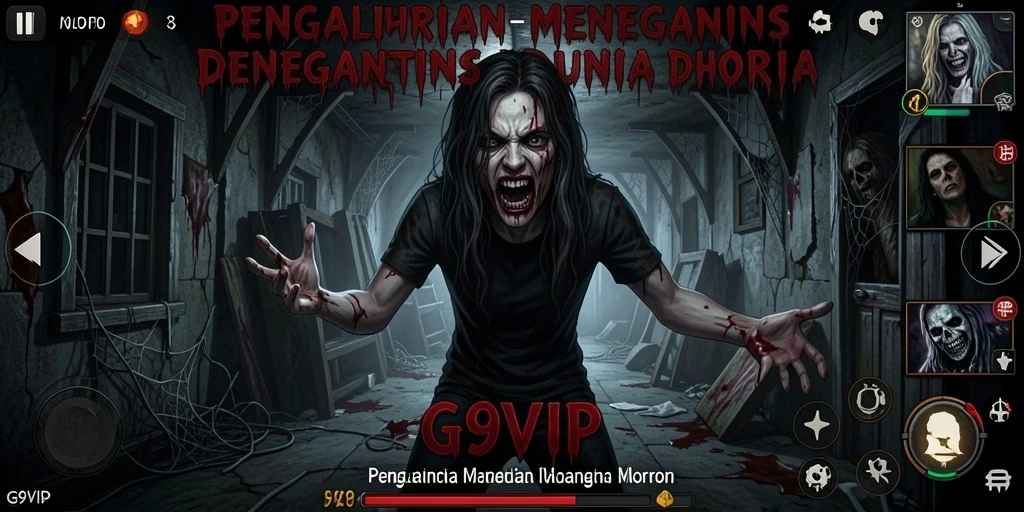 Tampilan menakutkan G9VIP dengan gameplay menyeramkan yang bikin jantung berdebar.