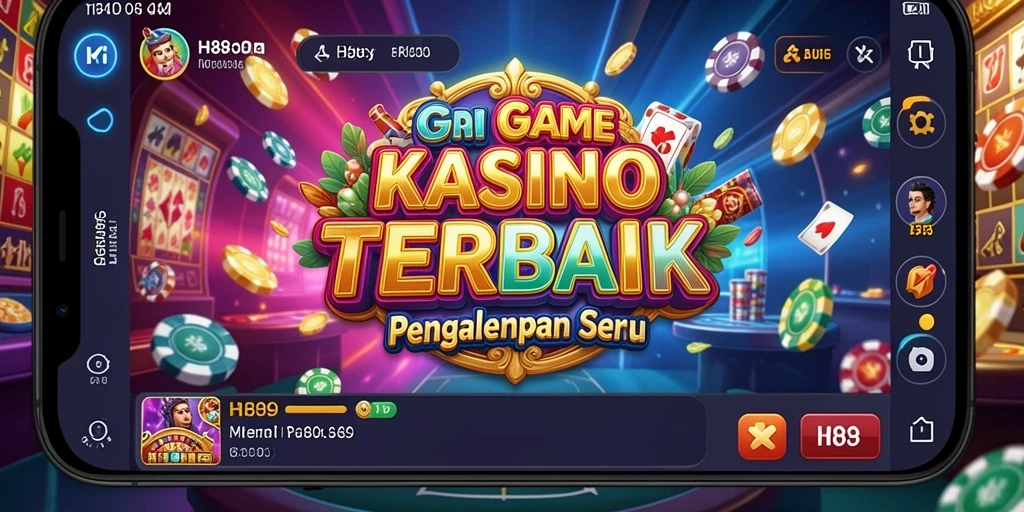 Tangkapan layar H89 menunjukkan gameplay yang menarik dan interaktif dalam permainan Kasino.