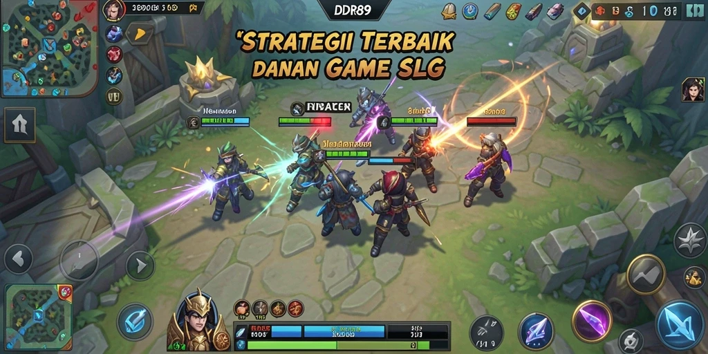 Tampilan gameplay menegangkan dengan strategi yang mendalam.