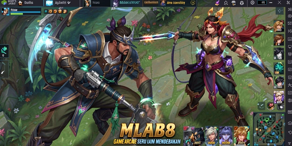 Tampilan menarik gameplay Arcade yang penuh aksi.
