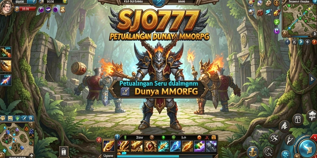 Tampilan gameplay SJO777 yang menakjubkan dalam dunia MMORPG.