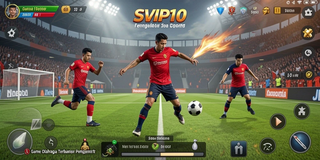 Tangkapan layar dari gameplay seru dalam game olahraga SVIP10.