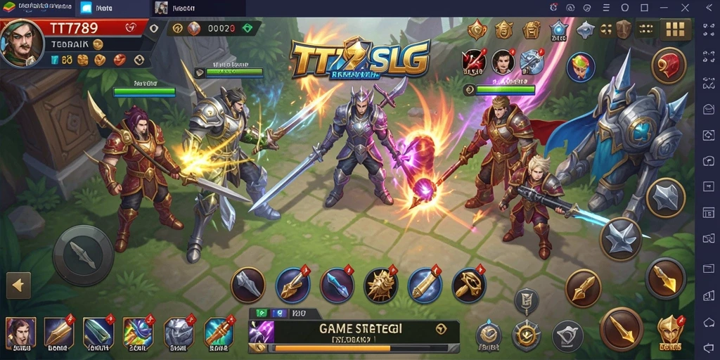 Tampilan gameplay <strong>TT789</strong> yang seru dan menantang dalam genre SLG.