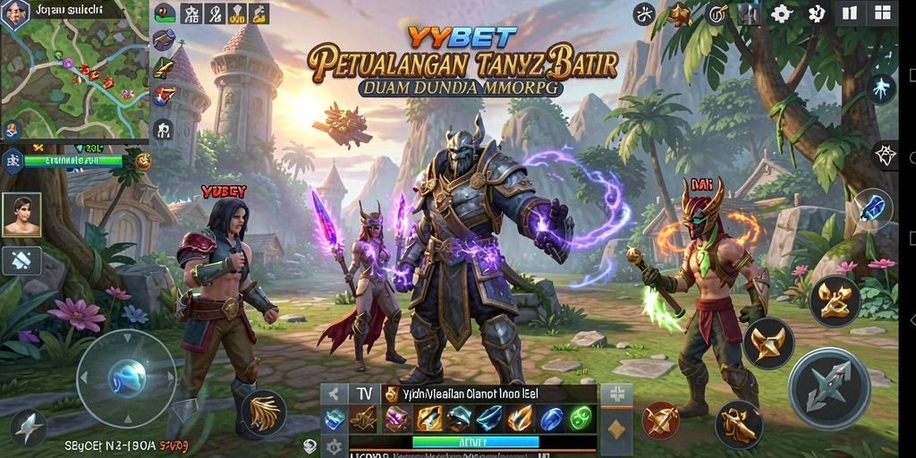 Tampilan gameplay YYBET yang memukau dengan aksi pertarungan yang dinamis.